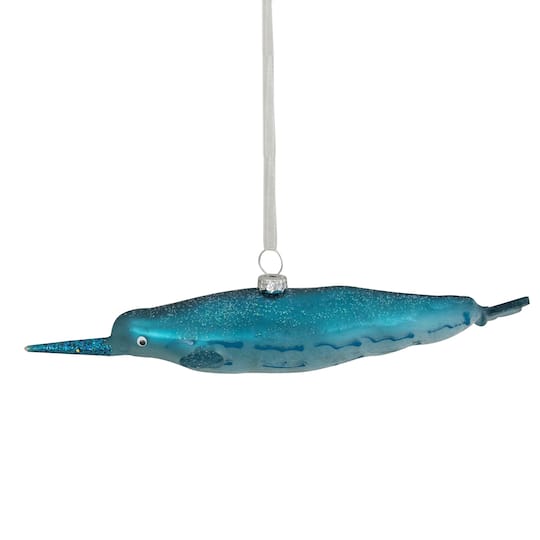 Blue Glitter Pipefish Glass Ornament By Northlight | 7.5" | Michaels®